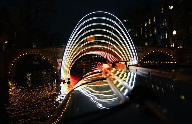 Amsterdam Light Festival Canal Cruise Live Commentary in English