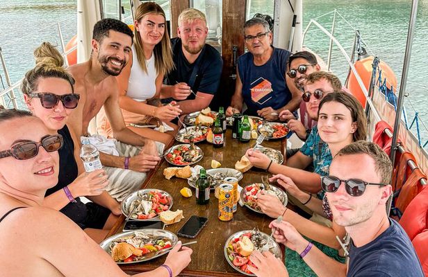 Captain Manolis Fishing with barbecue on the boat