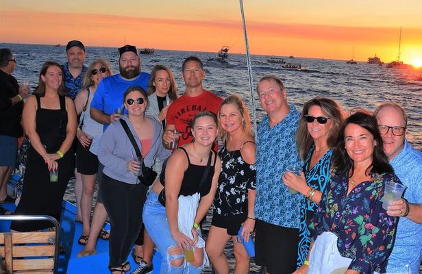 Los Cabos Sunset Catamaran Cruise with Open Bar & Light Snack