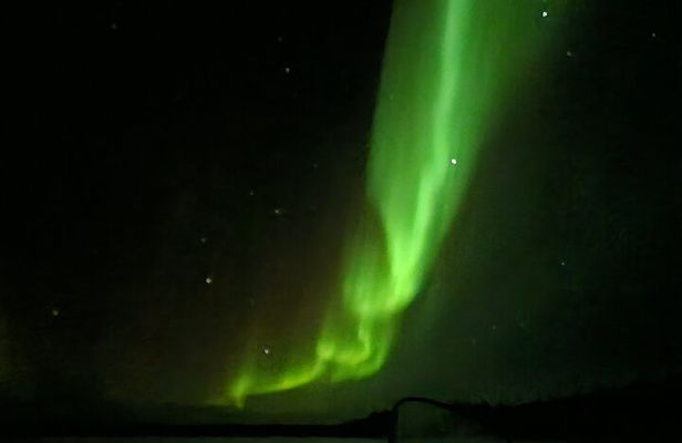 An Evening in the Backcountry, Northern Lights on a Sleighride