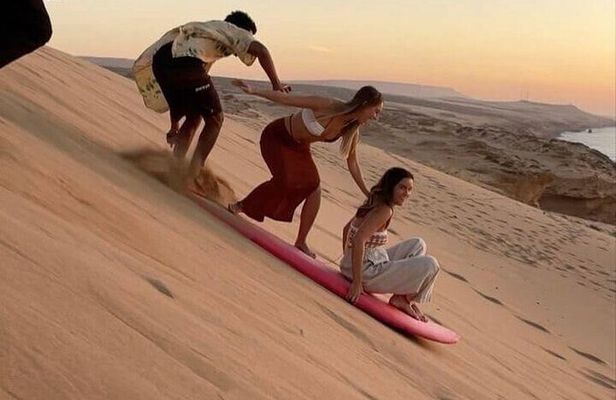 Sandboarding Adventure at Timlalin Dunes from Agadir