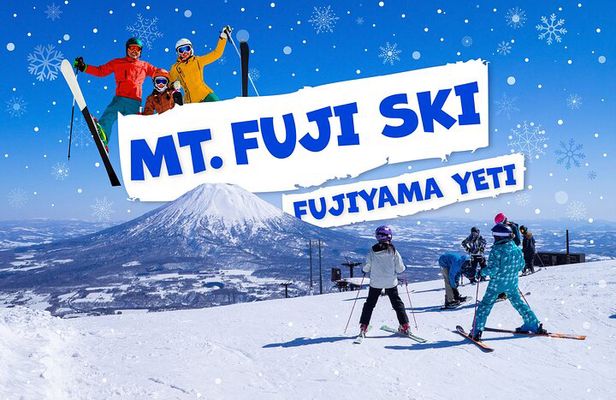 Fujiyama Snow Resort Yeti Winter Ski Day Tour from Tokyo Japan