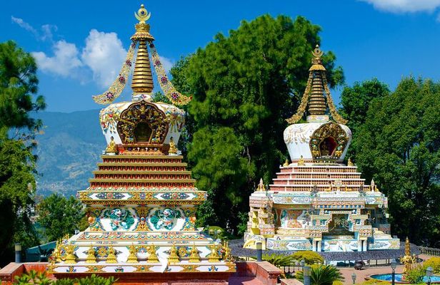 Kathmandu: Kopan Monastery, Swayambhu and Boudha Nath Stupa Tour