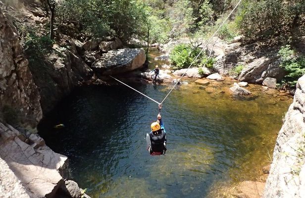 Canyoning in The Corsica island : The Baracci canyon