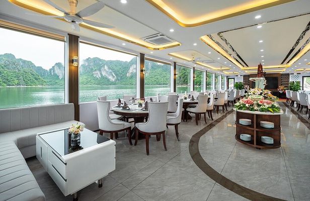 Hanoi : Premium 5-Star Day Cruise Ha Long Bay with All-Inclusive