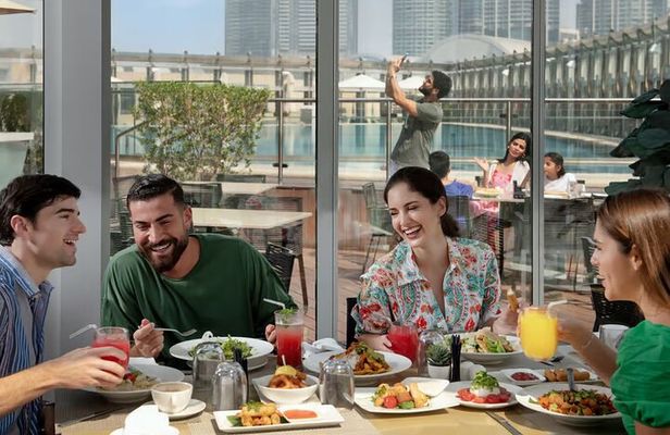 Burj Khalifa 124 Lunch or Dinner at Rooftop, The Burj Club