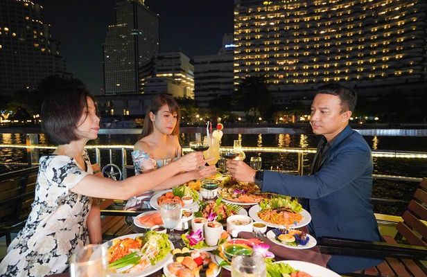 Bangkok White Orchid Dinner Cruise Starlit Sky from ICONSIAM