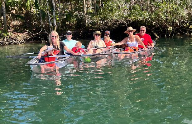 Three Sisters Sunset and Glow Clear Kayak & Wildlife Tour