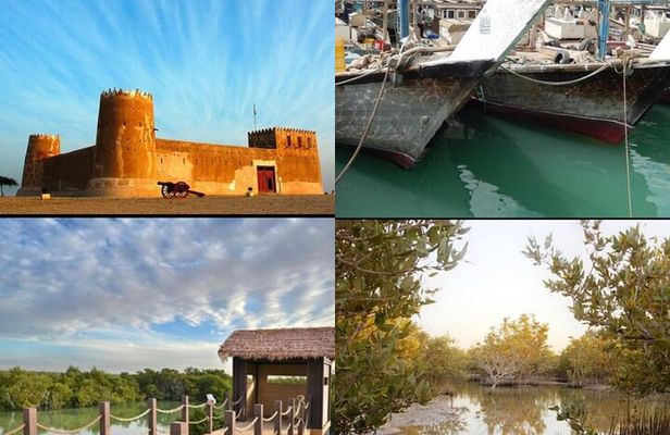 Doha Private North Tour Zubara Fort Purple Island & Mangrove