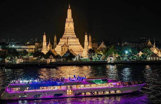 Bangkok Grand Pearl Dinner Cruise with Iconic River Views