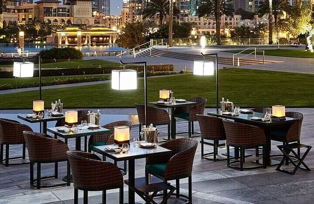 Armani Hotel Dinner with Burj Khalifa View with Transfers Option