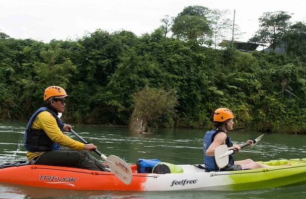 Vang Vieng Kayaking Fun Rapid and Float Tour