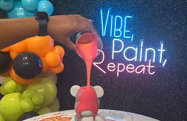 Drip Bear Paint & Sip Experience