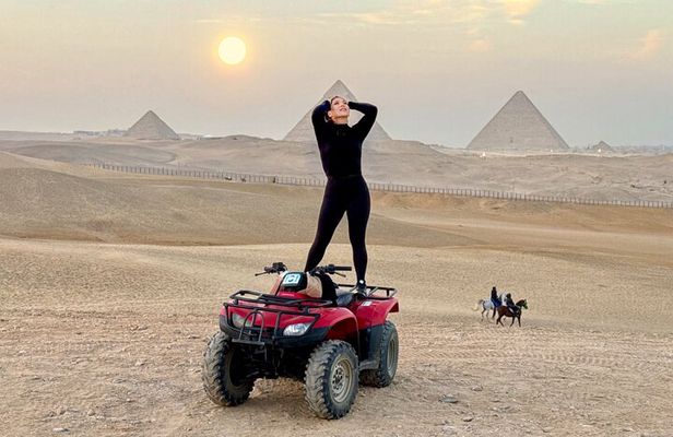 Giza Pyramids Tour with Sunset ATV Quad Bike Ride