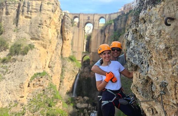 From Ronda : Guided Tour of Via Ferrata in the Tagus of Ronda