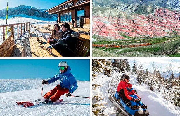 Baku Guba Shahdag resort and Candy Cane mountain Day trip