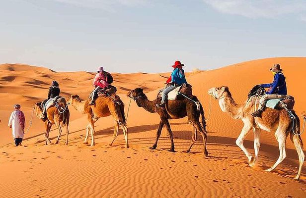 Marrakech to Fez 3 Day Desert Tour with Camel Ride & Luxury Camp