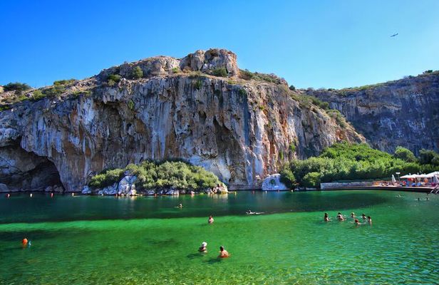 Lake Vouliagmeni Thermal Spa And Temple Of Poseidon Tour