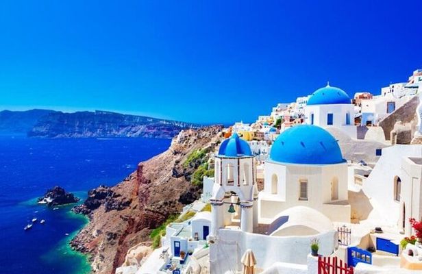 Skip Cable Car Santorini Tour for Cruise Passengers