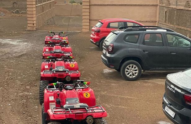 Adventure in the dunes of Merzouga in Quads 