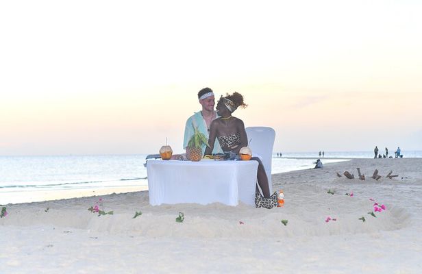 Private Dinner on Sandbank in Zanzibar