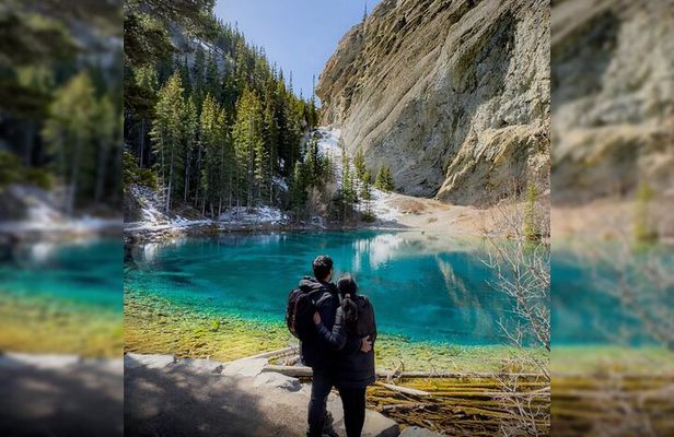 Grassi Lake and Grotto Canyon Small Group Half-Day Tour in Banff