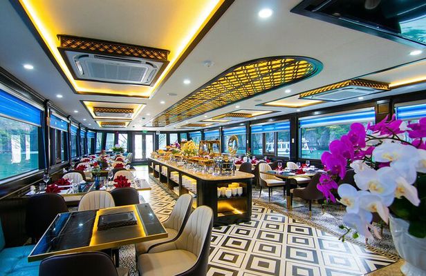 La Casta 5-Star Ha Long Bay Cruise with Local Food and Limousine