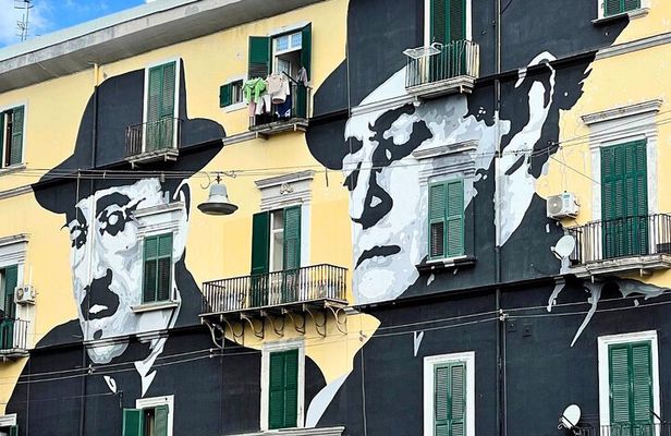 Naples Murals Catacombs and Folklore Sanità District Tour
