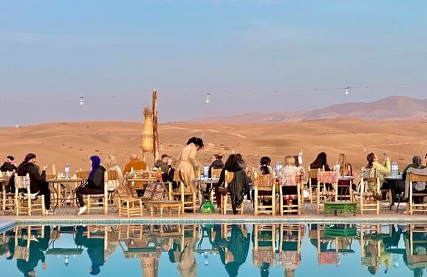 Marrakech Agafay Desert with Camel, Quad and Dinner Show Options