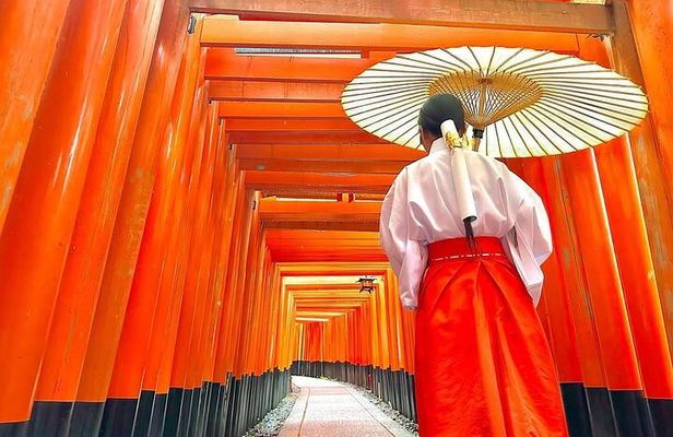Kyoto & Nara & Uji: Full Day Sightseeing Tour from Osaka or Kyoto