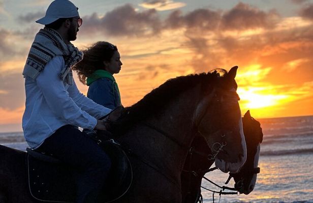 Horseback riding at sunset (2 hours)