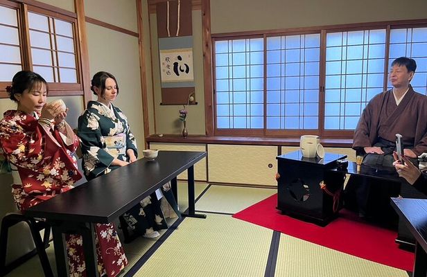 Tea Ceremony in 150 Years Old Townhouse with Tables and Chairs