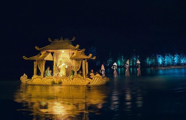 Hanoi Quintessence of Tonkin Light Show With Local Tonkin Market