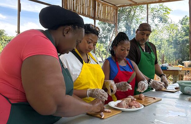 Authentic Jamaican Cooking Experience in the Mountain from mobay