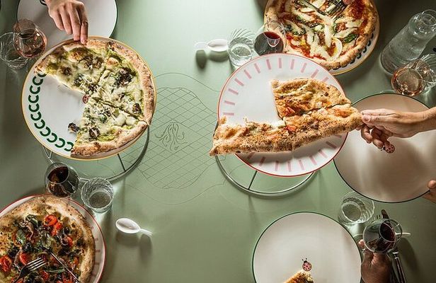 Evening Vespa Sidecar Tour in Rome with Gourmet Pizza Tasting