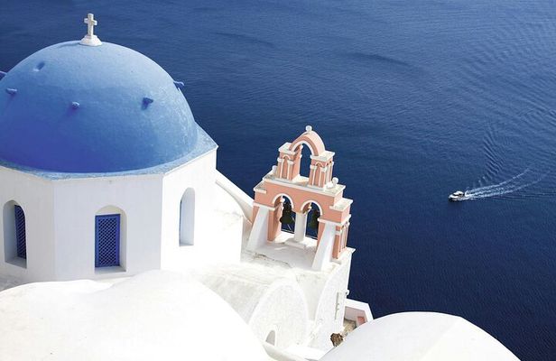 Santorini Tour from Chania Area or Rethymno