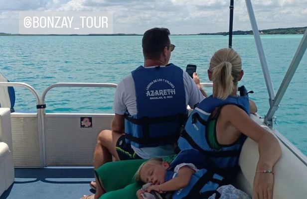 Private Tour of Pontoon by the Lagoon of Bacalar
