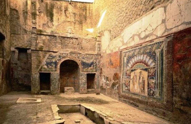 Vesuvius,Herculaneum,Pompeii from Naples or Sorrento