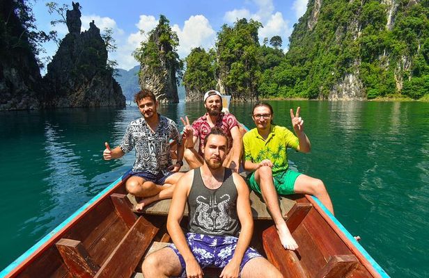 Cheow Lan Lake Tour with Diamond Cave Kayaking from Phuket