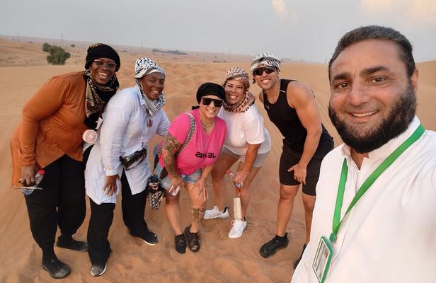 Dubai Desert Safari Camel Ride Sunset Photography and BBQ Dinner