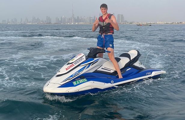 45Min Jet Ski to Burj Al Arab & Burj Khalifa View.