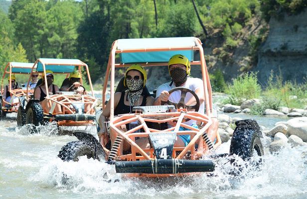 Antalya: Rafting, Jeep Safari, Buggy & Zipline 4-in-1 Combo Tour