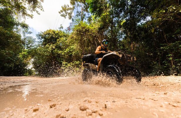 ATV Adventure, Interactive Bridges, Ziplines, Cenote and Lunch