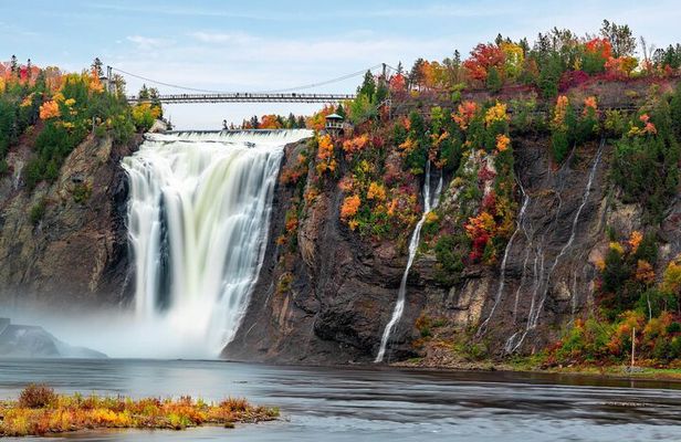 Quebec City: Montmorency Falls and Microbrewery eBike Tour