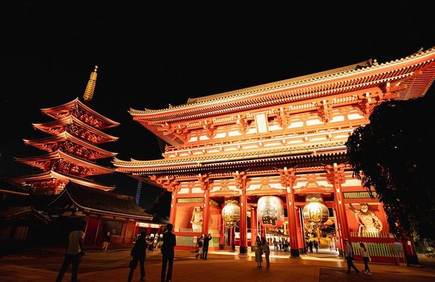 Tokyo Asakusa Sensoji Temple Night Walking Tour