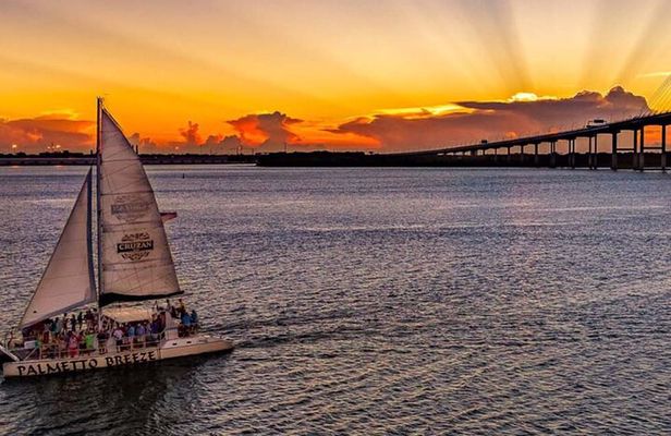 Charleston Iconic Sunset Sail - Lux Catamaran w/Bar & Bathrooms