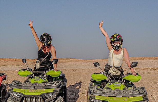 MARRAKECH QUAD BIKE : Sunset & Dinner Show & Camel Desert 