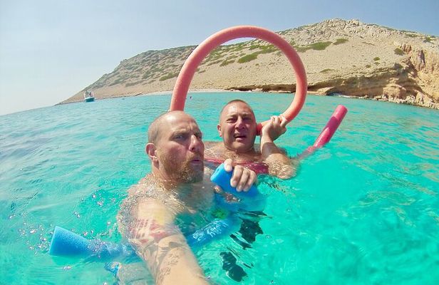 Daily Cruise to Kounoupa, Koutsomiti & Red Rock in Astypalea