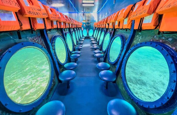 Glass Bottom Boat Dolphin Cruise to Blue Lagoon and Turtle Cove