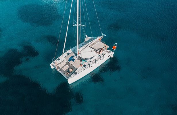 Catamaran Cruise to Kolokytha Bay and Spinalonga with Meal